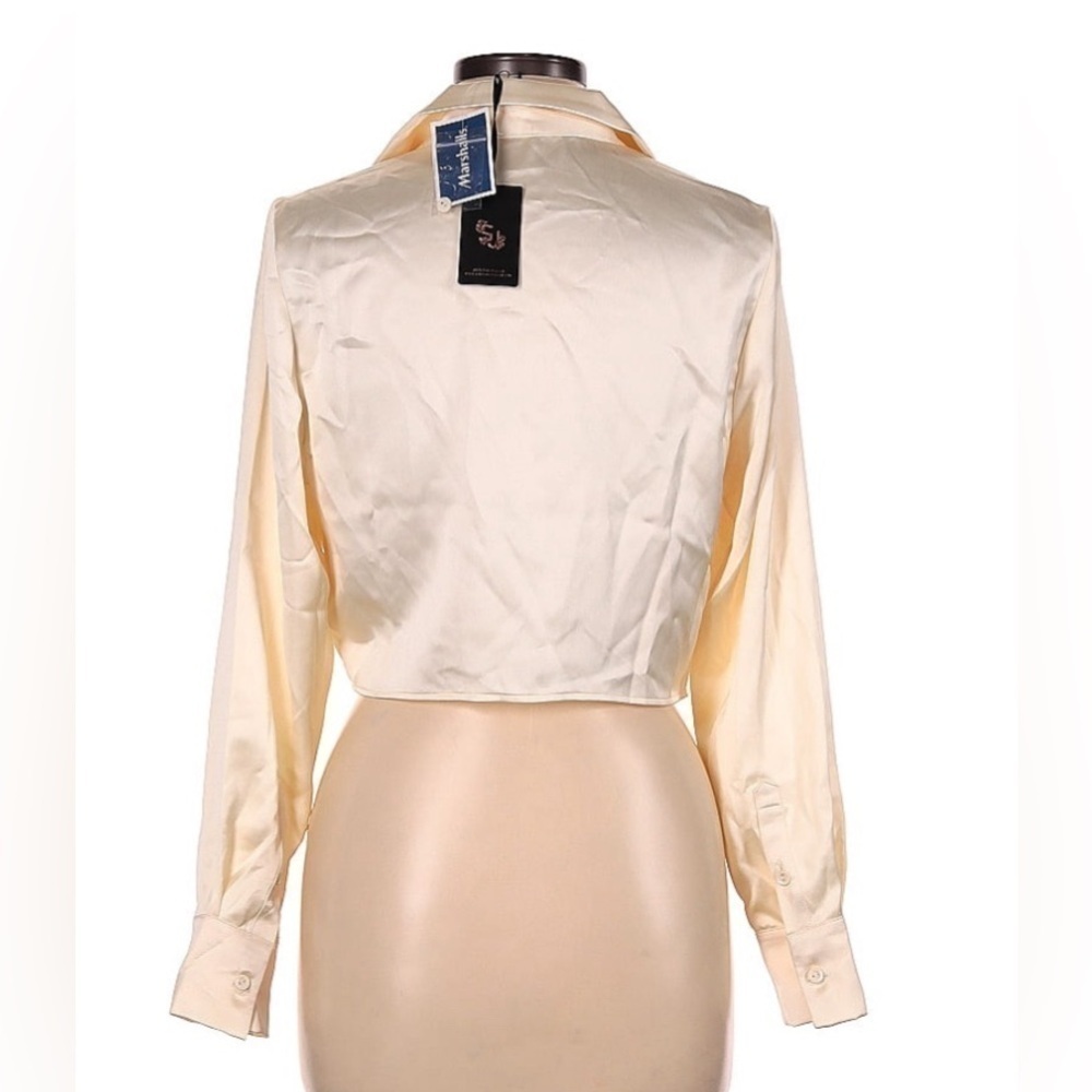 Sincerely Jules - Long Sleeve Tie Front Blouse - Picture 2 of 2